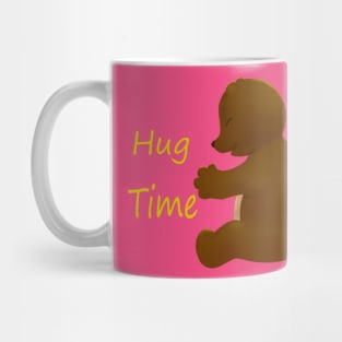 Hugging teddy, hug time Mug